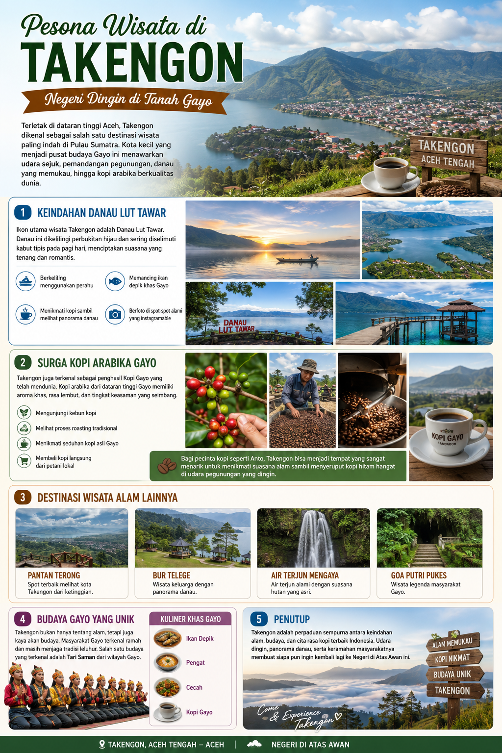 Pesona Wisata di Takengon: Negeri Dingin di Tanah Gayo